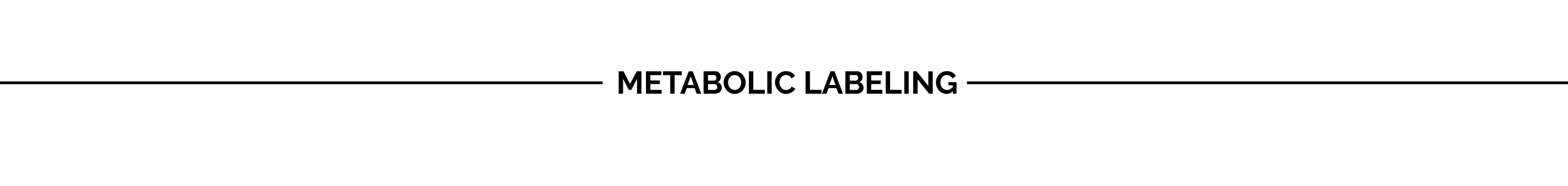 Metabolic Labeling